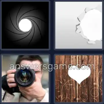 4 Pics 1 Word 8 Letters APERTURE