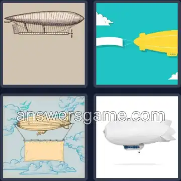 4 Pics 1 Word 8 Letters ZEPPELIN