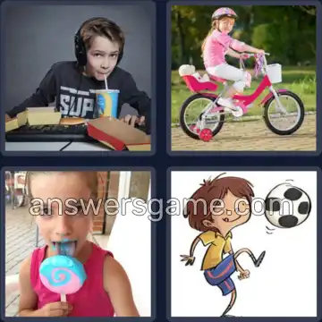 4 Pics 1 Word 9 Letters YOUNGSTER