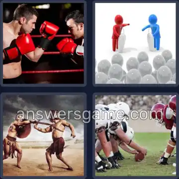 4 Pics 1 Word 9 Letters OPPONENTS