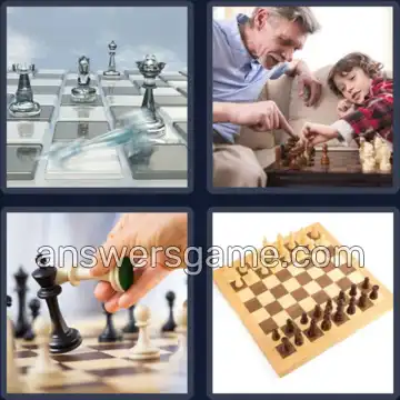 4 Pics 1 Word 9 Letters CHECKMATE