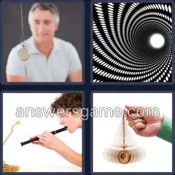 4 Pics 1 Word 9 Letters HYPNOTIZE