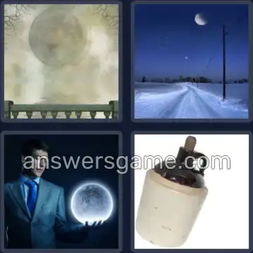 4 Pics 1 Word 9 Letters MOONSHINE