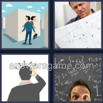 4 Pics 1 Word 9 Letters CONFUSING