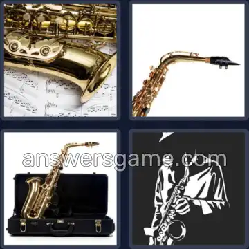 4 Pics 1 Word 9 Letters SAXOPHONE