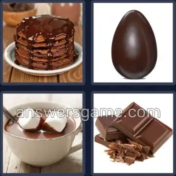 4 Pics 1 Word 9 Letters CHOCOLATE