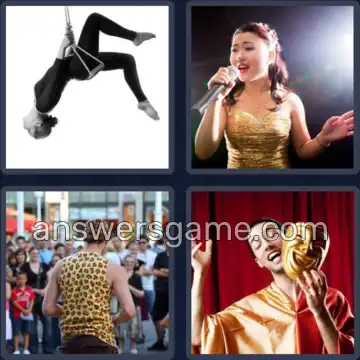 4 Pics 1 Word 9 Letters PERFORMER