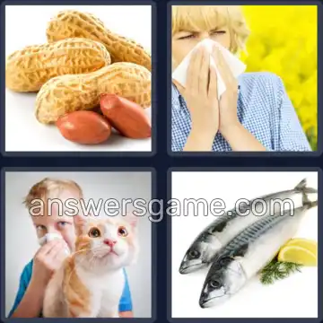 4 Pics 1 Word 9 Letters ALLERGIES
