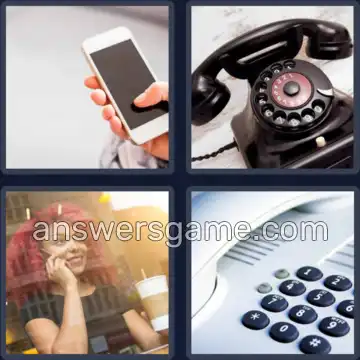 4 Pics 1 Word 9 Letters TELEPHONE