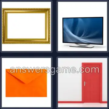 4 Pics 1 Word 9 Letters RECTANGLE