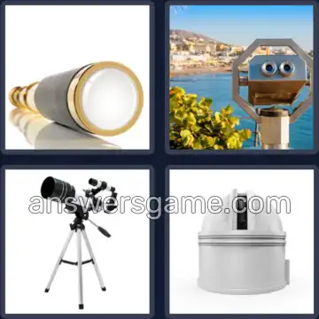 4 Pics 1 Word 9 Letters TELESCOPE