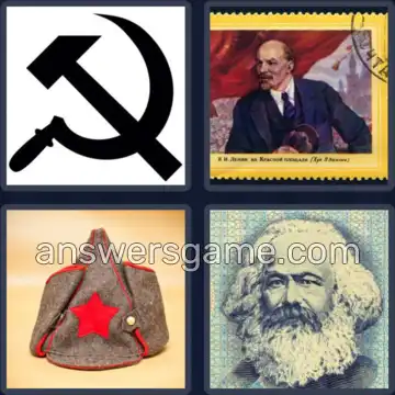 4 Pics 1 Word 9 Letters COMMUNISM