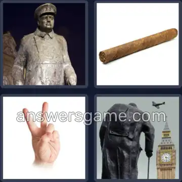 4 Pics 1 Word 9 Letters CHURCHILL