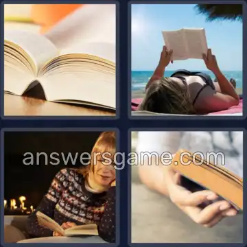 4 Pics 1 Word 9 Letters PAPERBACK