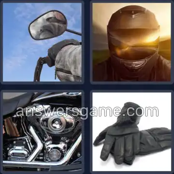 4 Pics 1 Word 9 Letters MOTORBIKE