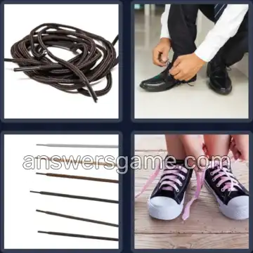 4 Pics 1 Word 9 Letters SHOELACES