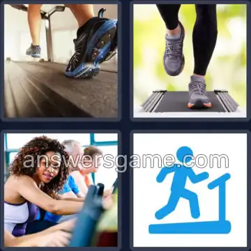 4 Pics 1 Word 9 Letters TREADMILL