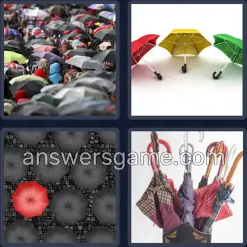 4 Pics 1 Word 9 Letters UMBRELLAS