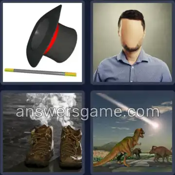 4 Pics 1 Word 9 Letters DISAPPEAR