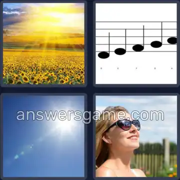 4 Fotos 1 Palabra 3 letras SOL