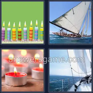 4 Fotos 1 Palabra 4 letras VELA