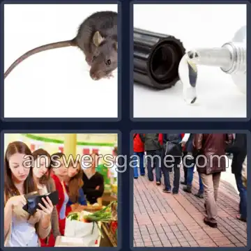 4 Fotos 1 Palabra 4 letras COLA