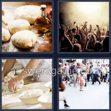 4 Fotos 1 Palabra 4 letras MASA