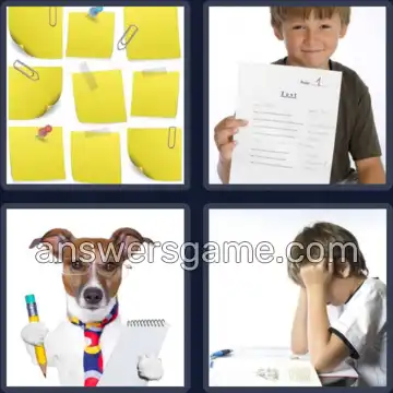 4 Fotos 1 Palabra 4 letras NOTA