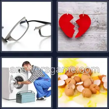 4 Fotos 1 Palabra 4 letras ROTO