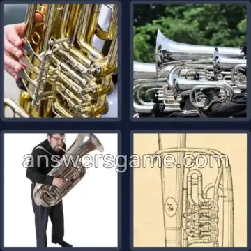 4 Fotos 1 Palabra 4 letras TUBA