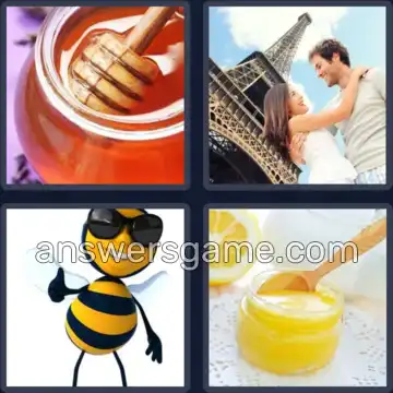 4 Fotos 1 Palabra 4 letras MIEL