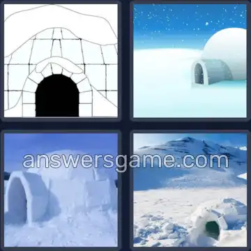 4 Fotos 1 Palabra 4 letras IGLU