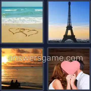 4 Fotos 1 Palabra 4 letras AMOR