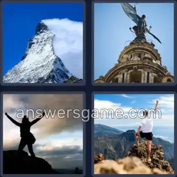 4 Fotos 1 Palabra 4 letras CIMA