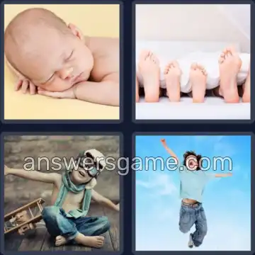 4 Fotos 1 Palabra 4 letras HIJO