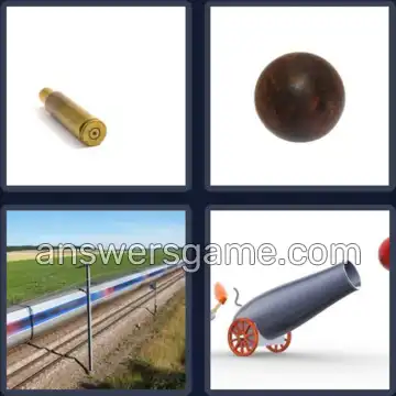 4 Fotos 1 Palabra 4 letras BALA