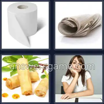 4 Fotos 1 Palabra 5 letras ROLLO