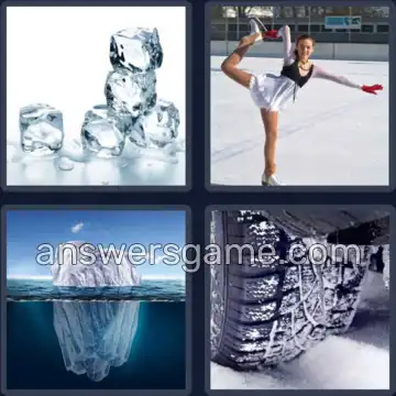4 Fotos 1 Palabra 5 letras HIELO