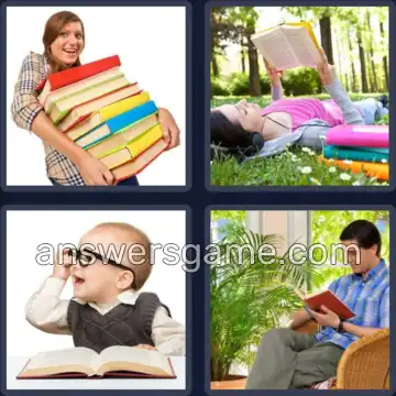 4 Fotos 1 Palabra 5 letras LIBRO