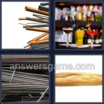 4 Fotos 1 Palabra 5 letras BARRA