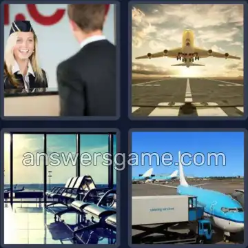 4 Fotos 1 Palabra 5 letras VUELO