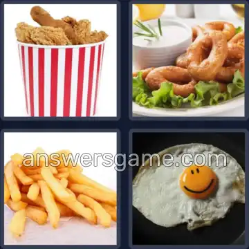 4 Fotos 1 Palabra 5 letras FRITO