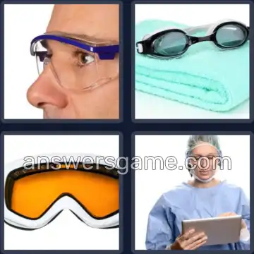 4 Fotos 1 Palabra 5 letras GAFAS