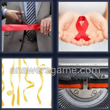 4 Fotos 1 Palabra 5 letras CINTA