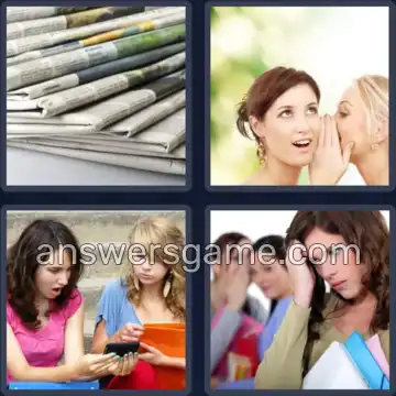 4 Fotos 1 Palabra 5 letras RUMOR