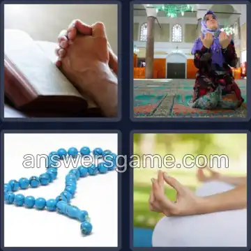 4 Fotos 1 Palabra 5 letras REZAR