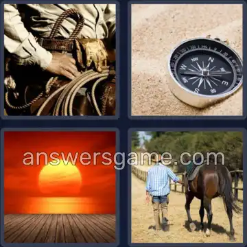 4 Fotos 1 Palabra 5 letras OESTE