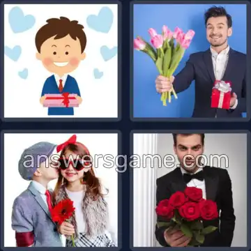 4 Fotos 1 Palabra 5 letras NOVIO