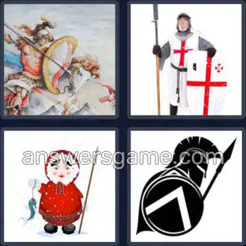 4 Fotos 1 Palabra 5 letras LANZA