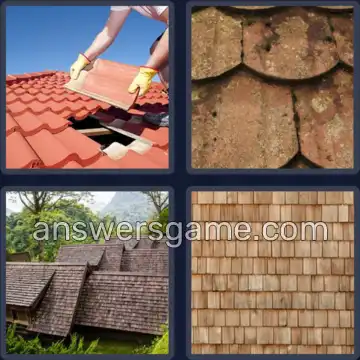 4 Fotos 1 Palabra 5 letras TEJAS